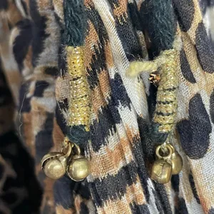 Vintage Broomstick Skirt Animal Print Safari Leopard Tiger Cheetah Big Cat Boho thumbnail 14
