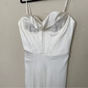 House of CB Myrna Ivory‎ Corset Slip Dress white NWOT Size L thumbnail 7