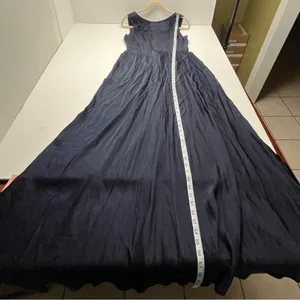 BHLDN Anthropologie Ghost London Alexia Dress‎ Womens Size Medium Blue NEW *FLAW thumbnail 14