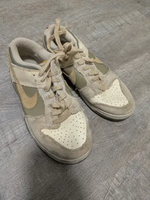 Nike Dunk Low Light Bone Dark Stucco Sneakers Size 7.5 thumbnail 2