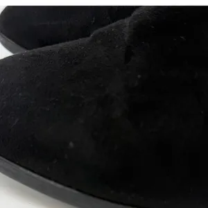 Lauren Blackwell Women's Devyn Black Suede Ankle Booties Size 8 1/2 thumbnail 6