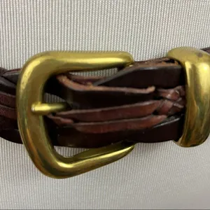 Vintage The Limited Genuine Leather Boho Waist belt Fully Adjustable S/M thumbnail 2