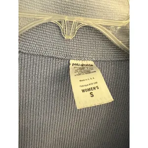 PATAGONIA women's SMALL R.5 r5 top‎ Blue thermal base layer 41610 VTG USA thumbnail 4