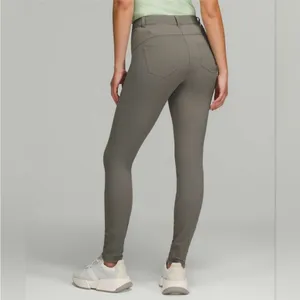 Lululemon City Sleek Slim-Fit 5 Pocket HR Pant Size‎ 32 Grey Sage thumbnail 4
