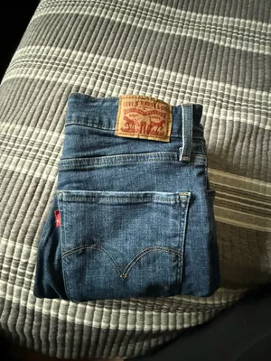 Levi’s Skinny High-Rise 721 Jeans Distressed Blue thumbnail 4