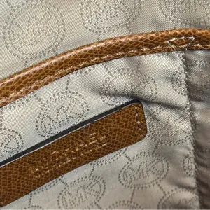 Michael Kors Aubrey Large Satchel Brown/Luggage women's bag shoulder purse‎ thumbnail 13