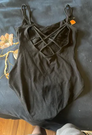 Natalie Dance Wear Black Leotard thumbnail 2