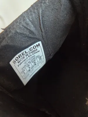 Sorel Joan Of Arctic Wedge II Chelsea Boot Quarry Dark Gray Pebbled Leather 8 thumbnail 8