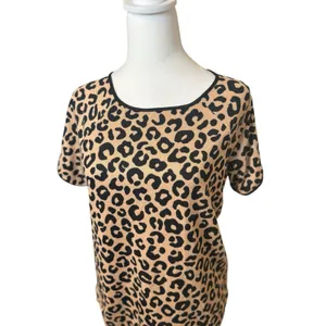 Kate‎ Spade Top Women XS Extra Small Short Sleeve Animal Print Pajama Knit Shirt thumbnail 3