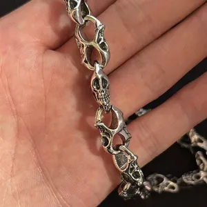Skull Head Pants Chain for Men Women,Jeans Chain,Keys Chain,Biker Wallet Chain,Streetwear Punk Hip Hop Unisex Style thumbnail 4