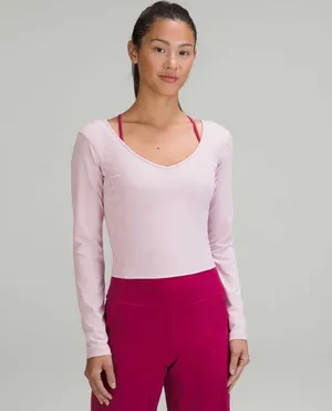 Lululemon Align Long Sleeve Shirt Pink Peony thumbnail 3