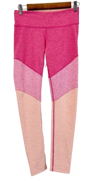Outdoor Voices Womens S Pink Ombre 7/8 Leggings Colorblock‎ Activewear Pants thumbnail 1