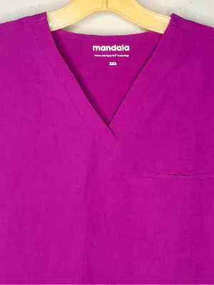 Mandala Scrub Shirt Size XXS thumbnail 2
