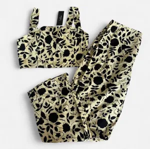 Lulus NWT Endless Sweet Cream Floral Print Set thumbnail 3
