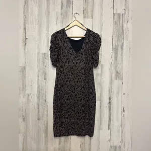 Quiz black and purple formal dress thumbnail 6