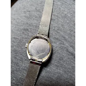 Waltham Swiss Made Stainless Steel Ladies Watch Inca Bloc 17 Wind Up - Working thumbnail 2