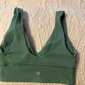 lululemon athletica Deep V Bra in Soft Green thumbnail 5