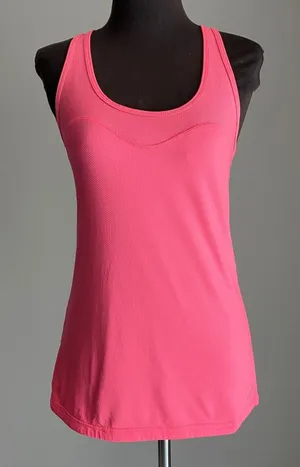 Lorna Jane Sporty Chic Clean Performance Yoga Racerback Tank‎ Top S Pink thumbnail 1