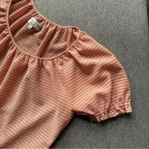 Madewell Texture & Thread Short Sleeve Peasant Blouse Top Small thumbnail 4