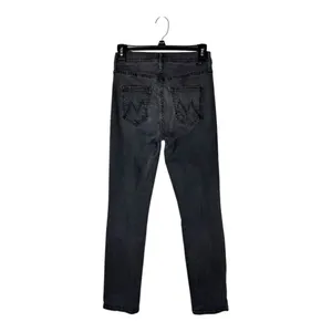 Mother Jeans Women 25 Washed Black Gray Mid Rise Dazzler Lighting‎ Up Lanterns thumbnail 4