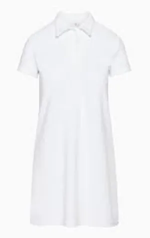 Tna Yale Dress Womens Medium White Terry Cloth Short Sleeve‎ Mini Aritzia 98436 thumbnail 1