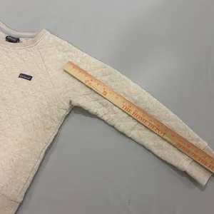 Patagonia Womens Organic Cotton Quilt Crewneck Sweatshirt Oatmeal Heather Large thumbnail 8