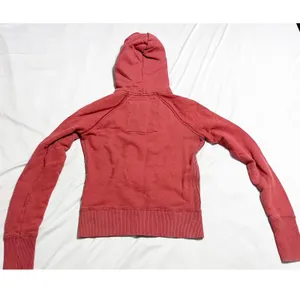 Abercrombie & Fitch Womens Y2K Vintage Full Zip Hoodie Embroidered Red Size M‎ thumbnail 5