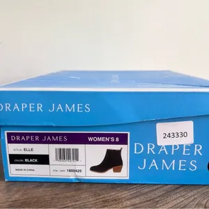 DRAPER JAMES Women's Elle Black Boot Size 8 #243330 thumbnail 2