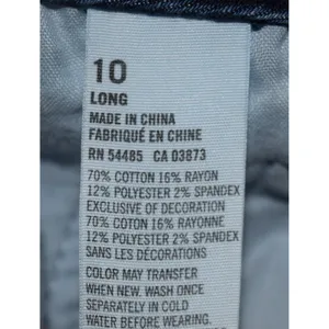 American Eagle Moto Skinny Jeans Womens Blue Good Zipper Detail Biker Denim 10L thumbnail 9