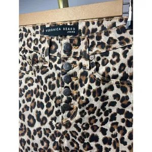 Veronica Beard Debbie Leopard Jeans Sz. 24 thumbnail 3