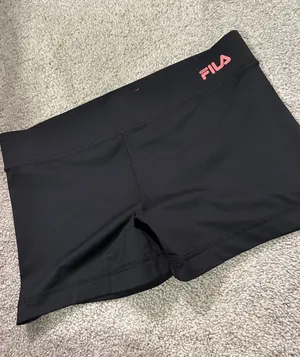 FILA performance running black shorts size medium thumbnail 1