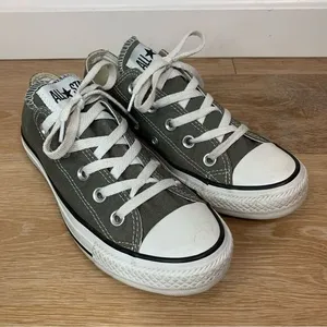 Converse All Star Chuck Taylor Gray Canvas Women’s Sneaker thumbnail 1