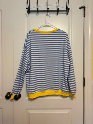 striped sweater Blue Size L thumbnail 2