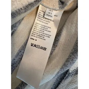 Maeve Anthropologie Striped Faux Fur Hem Knit Top Small thumbnail 5