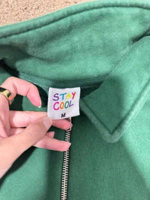 Stay cool quarter zip Green Size M thumbnail 3