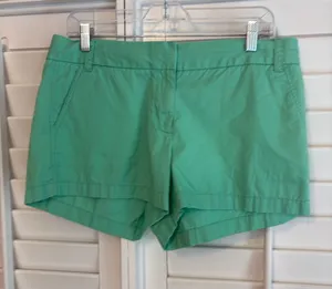 J. Crew Mint Broken In‎ Chino Shorts Size 10 thumbnail 1