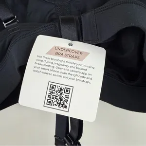 NWT Simple Wishes No Commitment Maternity & Nursing Bra Black Size Medium thumbnail 3