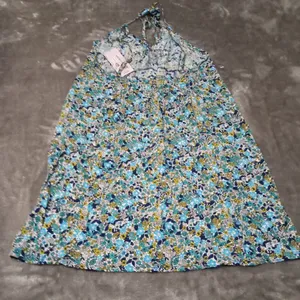 Sleeveless Woven Fit & Flare Dress-Wild Fable-Blue Floral Medium thumbnail 3