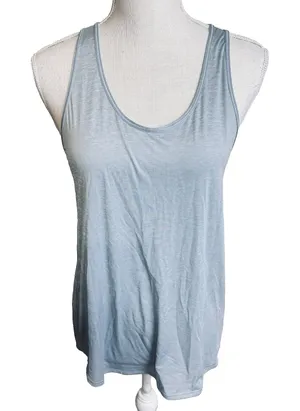 Lululemon Essentials Racer Back Crossover Tank Top lightweight pastel green M thumbnail 1
