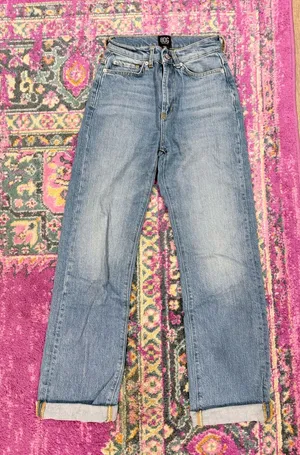 BDG Straight Leg Jeans in Faded Blue Denim thumbnail 1