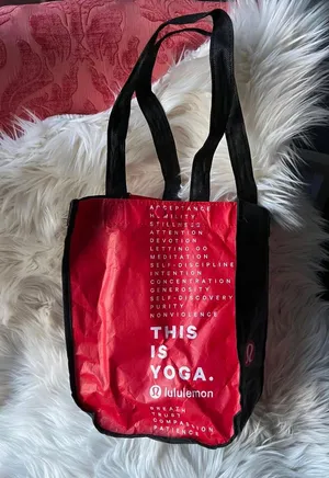 Lululemon 'This is Yoga' Tote Bag - Stylish & Practical thumbnail 1