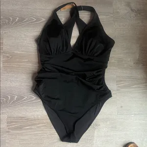 NEW Smart Sculpt Shapellx Ruched Twist- Front Shaping Swimsuit XXL thumbnail 2