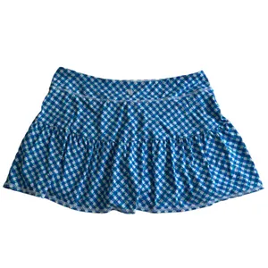 Lilly Pulitzer Blue & White Gingham Mini Skirt thumbnail 5
