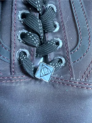 Vans‎ x Harry Potter Deathly Hallows Old Skool Sneakers Black Mens 6.5 Womens 8 thumbnail 3