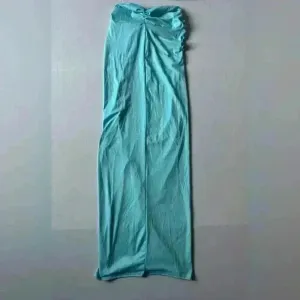 Pretty Little Thing Blue Twist Detail‎ Soft Feel Skirt Beach Cover Up Size S thumbnail 2