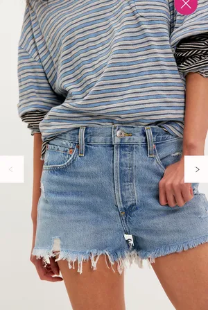 AGOLDE Shorts Denim thumbnail 1