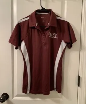 Elon University Women's Polo Shirt "Doctor Of Physical Therapy" Size Small thumbnail 1