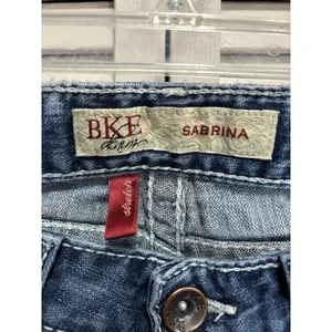 BKE Denim Sabrina Med Bootcut Jeans Pockets Embroidered Size‎ 26x31.5 Low Rise thumbnail 2