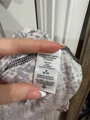 Secret Treasures Pink & Black Leopard Print Kimono thumbnail 3