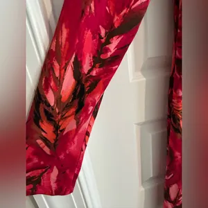 J Jill Stretch Wrap Dress Red pink Size S thumbnail 6